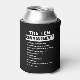 Tien Geboden Christelijk Bijbelvers Blikjeskoeler