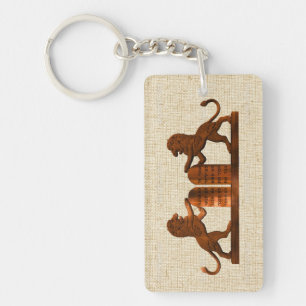 Tien Geboden en Leeuwen Sleutelhanger