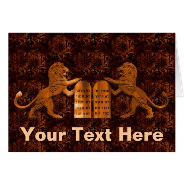 Tien Geboden en Lions (Voorkant Horizontaal)