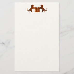 Tien Geboden en Lions Briefpapier