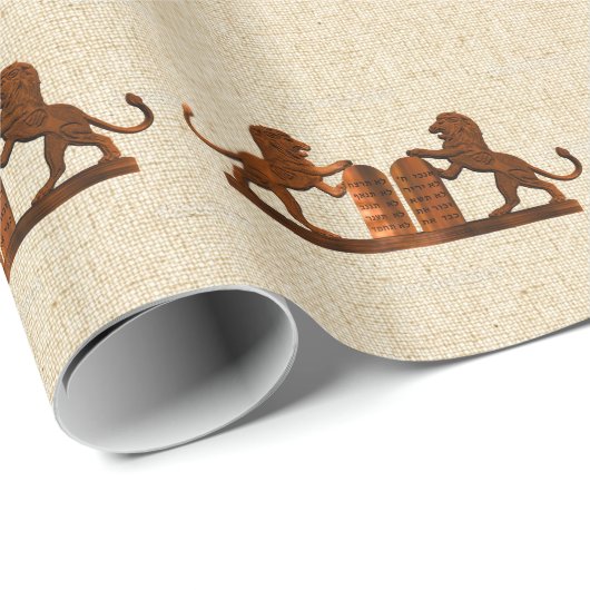 Tien Geboden en Lions Cadeaupapier (Rol Hoek)