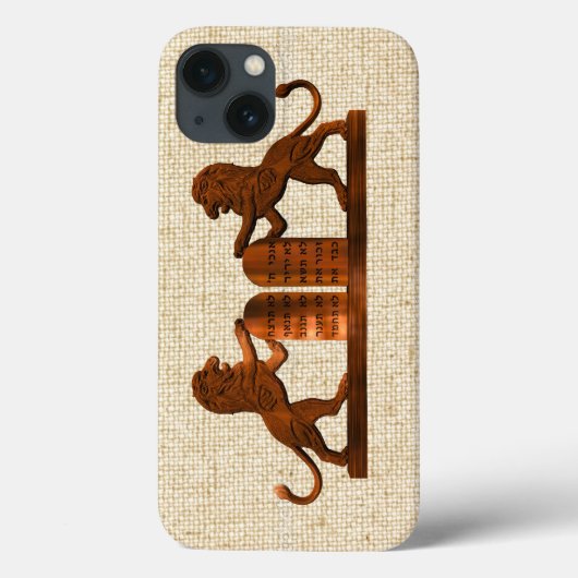 Tien Geboden en Lions Case-Mate iPhone Case (Achterkant)
