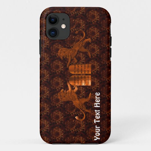 Tien Geboden en Lions Case-Mate iPhone Case (Achterkant)