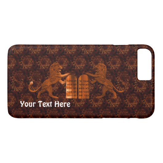 Tien Geboden en Lions Case-Mate iPhone Case (Achterkant (Horizontaal))