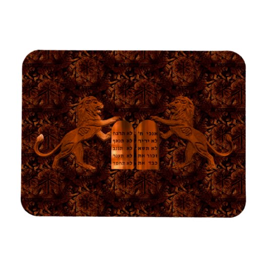 Tien Geboden en Lions Magneet (Horizontaal)