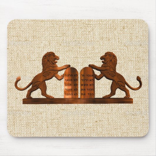 Tien Geboden en Lions Muismat (Voorkant)