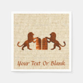 Tien Geboden en Lions Servetten (Voorkant)