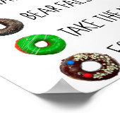 tien geboden grappige lijstboodschap humor religie poster (Hoek)