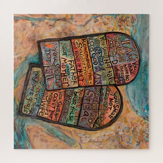 Tien Geboden Grote Puzzle Legpuzzel (Horizontaal)