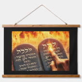 Tien geboden hangend wandkleed (Voorkant)