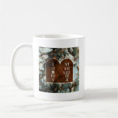 Tien geboden koffiemok (Links)