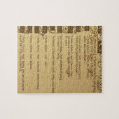 tien geboden legpuzzel (Horizontaal)