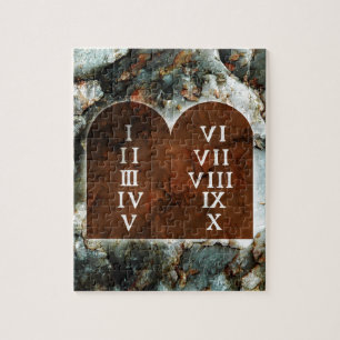 Tien geboden legpuzzel