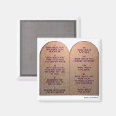 Tien geboden magneet (Voorkant / Achterkant)