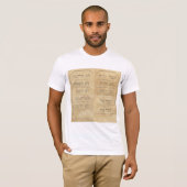 Tien geboden Mannen Basic Bella Canvas T T-shirt (Voorkant volledig)