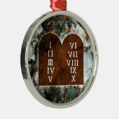 Tien geboden metalen ornament (Rechts)