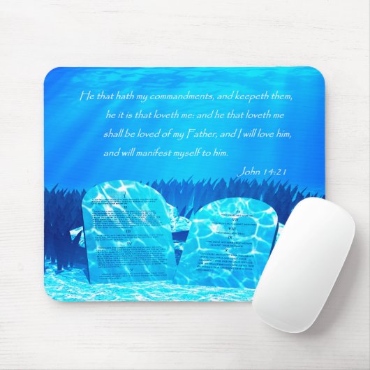 Tien geboden muismat (Met muis)