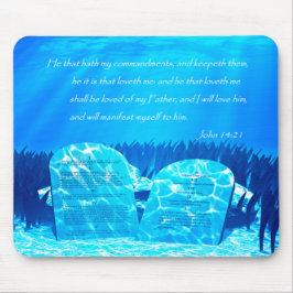 Tien geboden muismat