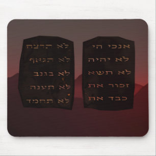 Tien geboden muismat