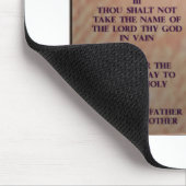 Tien geboden muismat (Hoek)