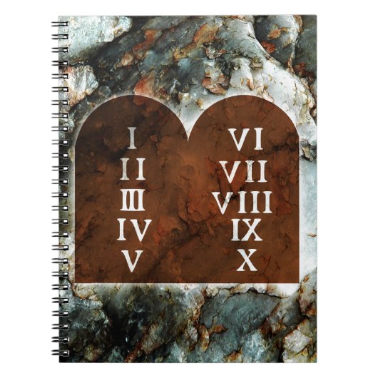 Tien geboden notitieboek (Voorkant)