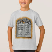 Tien Geboden oude school T-shirt (Voorkant)