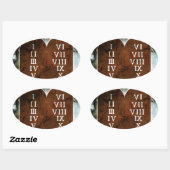 Tien geboden ovale sticker (Vel)
