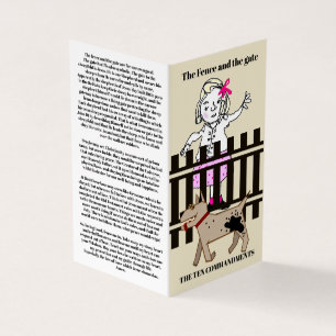 Tien geboden parabel kaart