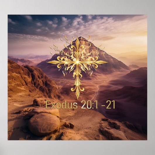 Tien geboden poster (Voorkant)