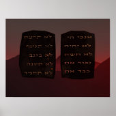 Tien geboden poster (Voorkant)