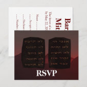 Tien geboden RSVP Kaartje (Voorkant / Achterkant)