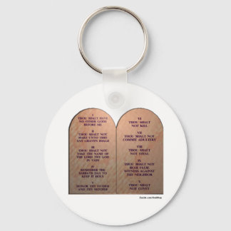 Tien geboden sleutelhanger