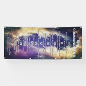 Tien geboden spandoek (Horizontaal)