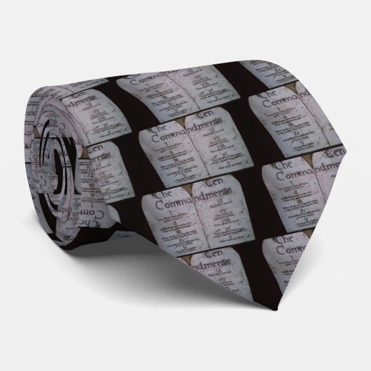 Tien Geboden stropdas (Opgerold)