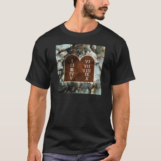 Tien Geboden T-shirt (Voorkant)