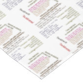 Tien geboden tafelkleed (Gekanteld)