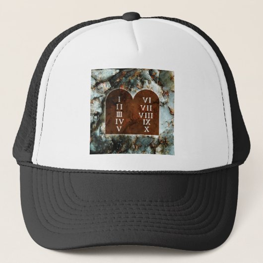 Tien geboden trucker pet (Voorkant)