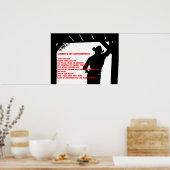 Tien geboden van Cowboy Poster (Keuken)