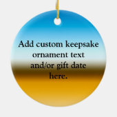 Tien geboden van de Heilige Bijbel, Gods wet Keramisch Ornament (Achterkant)