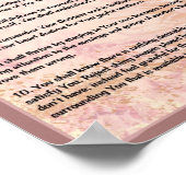 Tien geboden voor vrouwen poster (Hoek)