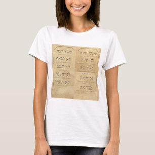 Tien Geboden Vrouwen Alternatieve Kleding Crew T-shirt