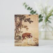 Tien gewaardeerde honden - De Golden-Winged Hound  Briefkaart (Staand voorkant)