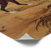 Tien gewaardeerde honden - Moyuli (Chinese windhon Poster (Hoek)