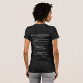 Tien Grammar Peeves (Dames Editie) T-shirt (Achterkant volledig)