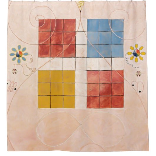 Tien grootste, nr. 10, ouderdom | Hilma af Klint | Douchegordijn (Voorkant)