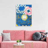 Tien grootste, nr. 1, Kindertijd | Hilma af Klint Canvas Afdruk (Insitu (Woonkamer))