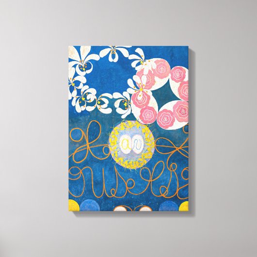 Tien grootste, nr. 1, Kindertijd | Hilma af Klint Canvas Afdruk (Voorkant)