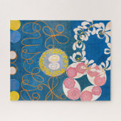 Tien grootste, nr. 1, Kindertijd | Hilma af Klint  Legpuzzel (Horizontaal)