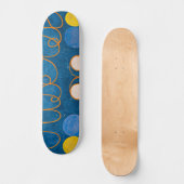 Tien grootste, nr. 1, Kindertijd | Hilma af Klint Persoonlijk Skateboard (Voorkant)