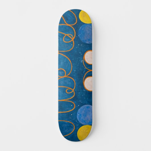 Tien grootste, nr. 1, Kindertijd | Hilma af Klint Persoonlijk Skateboard (Voorkant)